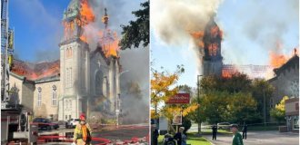 In Canada, 112 churches were attacked by unknown people in the last 3 years (3 photos + 1 video)