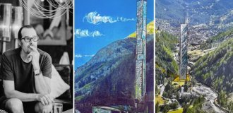 "Просто безумие": жителей курорта возмутил проект небоскреба в Альпах (4 фото)