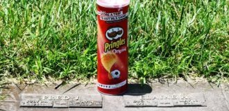 Последняя воля создателя: прах изобретателя упаковки Pringles похоронили в культовой банке из-под чи (2 фото)