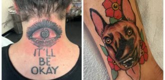Ink of fate: 22 tattoos that even your skin is ashamed of (23 photo)