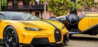 Bugatti showed a unique Chiron Super Sport “55 1 of 1” (6 photos + video)
