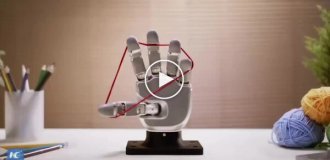 Роботизированная кисть, которая двигается как настоящая