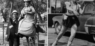 A lady riding an ostrich and 12 more retro photographs: forgotten moments in history (14 photos)