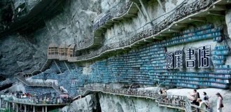 Необычный книжный магазин в Китае (4 фото + 1 видео)