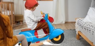 Дитячий толокар: перший транспорт, який працює без поспіху