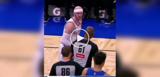 Баскетболіст намагався заблокувати кидок кросівкою