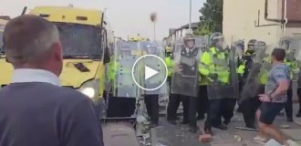 Friendly fire at protests in the UK