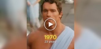 Arnold Schwarzenegger through the years