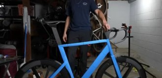 Напечатал дорогой велосипед на 3D принтере (6 фото)