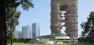 Небоскреб Yidan center в Шэньчжэне (4 фото)