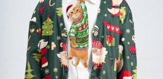 Забавные галстуки и шарфы в виде животных (3 фото + 3 видео)