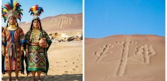 Канделябр Паракаса - загадочный перуанский артефакт (12 фото + 2 видео)