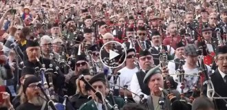 Исполнили хит ACDC: сотни музыкантов с волынками установили неожиданный мировой рекорд