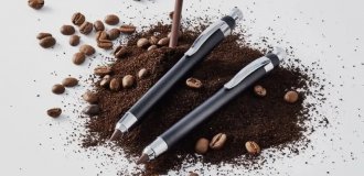 Pencil leads made from coffee grounds are presented (3 photos + 1 video)
