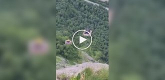 Flying Carpet, Don't Let Us Down!: Extreme Sportsmen's Crazy Ride Down a Mountain
