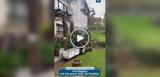 Железная дорога во дворе дома