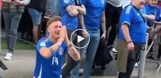 Clash between fans of Italy and Albania