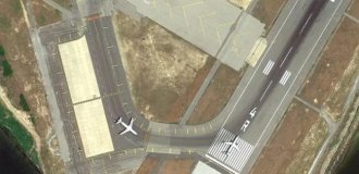 Удивительная геометрия взлетных полос (23 фото)