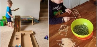 How to keep children busy for a long time so that they don't get bored (18 photos)