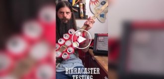 Гитара из пивных банок