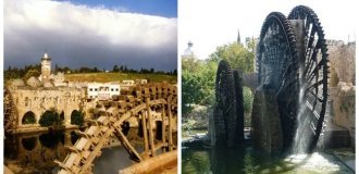 Нории Хамы - удивительные древние машины, пережившие империи (12 фото + 1 видео)