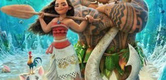 В сети сравнили киноадаптацию "Моаны" с оригинальным мультфильмом 2016 года (10 фото)