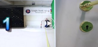 Почему не стоит подглядывать в замочную скважину лучника