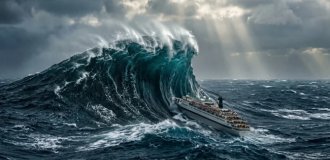 Волны-убийцы: как из ниоткуда в океане появляются водяные стены высотой с 10-этажный дом? (9 фото)