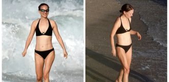 “I understand why her husband cheated on her”: the Internet criticized Natalie Portman’s photos in a bikini (6 photos)