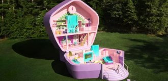 In the USA, you can rent a life-size dollhouse for the night (5 photos)