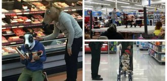30 сумасшедших снимков из американского супермаркета Walmart (31 фото)