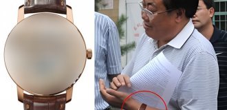 Wristwatch for wearing which a Chinese official was jailed for 14 years (5 photos)