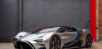 В Сети показали удивительный водородный гиперкар Hyperion XP-1 (9 фото + видео)