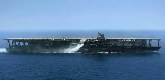 Aircraft carrier Kaga: From battleship blueprints to the fiery inferno at Midway (6 photos)