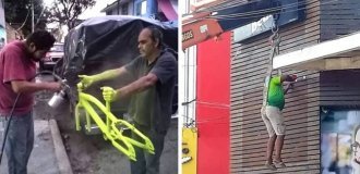 16 photographs of absolutely fearless people who are not afraid of any difficulties (18 photos)