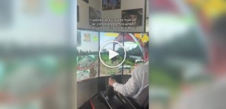 Экскаваторщик работает на удаленке