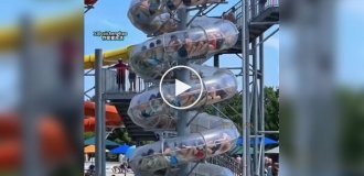 Технический сбой в китайском аквапарке