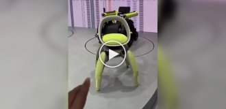 Toyota представила концепт робостула со складными ножками-щупальцами