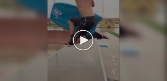 Серфинг в скейтпарке