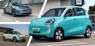 A tiny hatchback from China became the world's best-selling electric car and hybrid (8 photos)