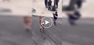 Уличная фотосессия закончилась испорченным завтраком