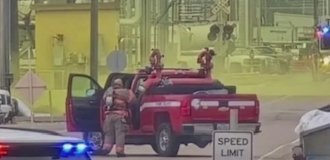 Thousands of Americans are forced to seek refuge due to a chemical leak in Texas (3 photos + 2 videos)