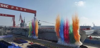 Sichuan (Type 076) is the only warship in the world with an electromagnetic catapult! (8 photos)