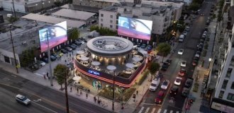 В Лос-Анджелесе открылся Tesla Diner от Илона Маска (9 фото + видео)