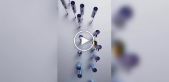 Stick-on video with music