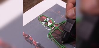 Making a Spiderman toy using a 3D pen