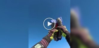 An extreme sports enthusiast tested a cheap parachute from Amazon—it didn't open!