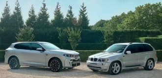 Первое поколение BMW X5 оснастили мотором V10 и механикой (18 фото)