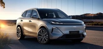 Geely Unveils the Galaxy Mid-Size Hybrid SUV Starship 7 (12 photos)