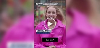 Чайка влетела в журналистку в прямом эфире